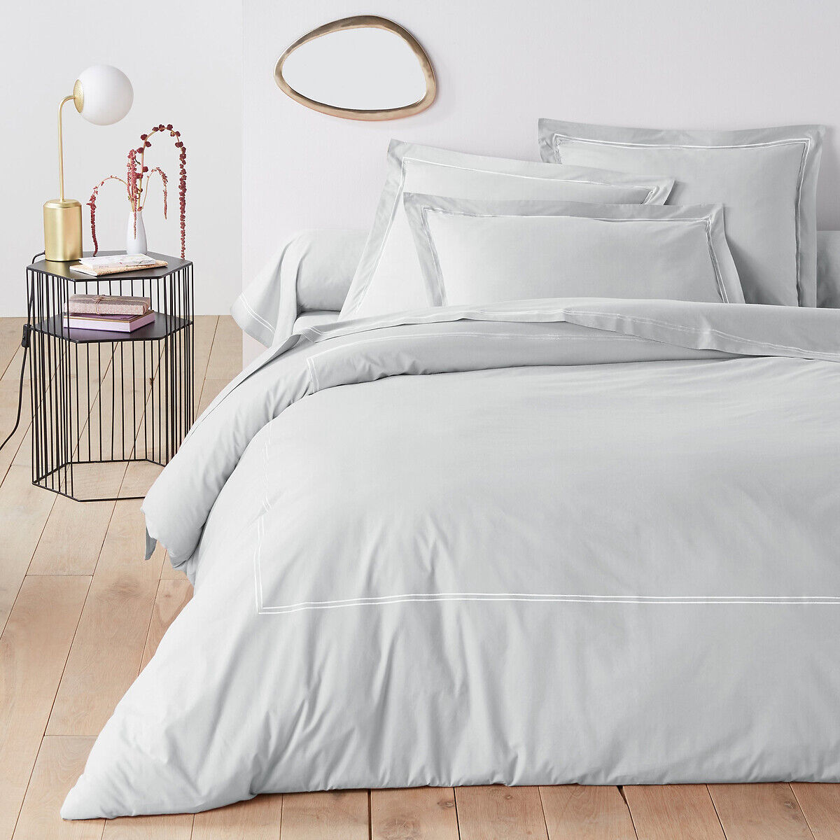 LA REDOUTE INTERIEURS Taie d'oreiller percale pur coton, Palace