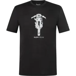 Super Natural, Herren, Funktionsshirt, Scrambler (S), Schwarz, Grau