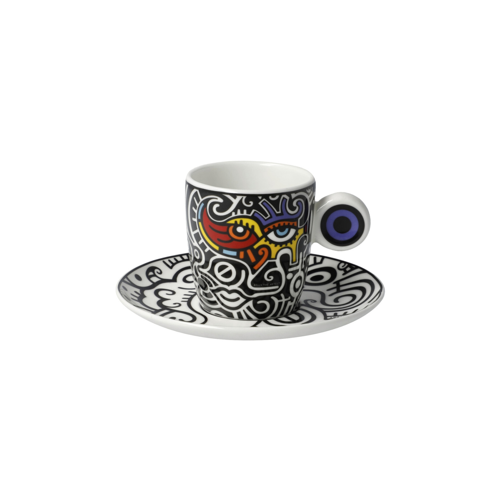 Goebel Bright Eyes II Pop Art Billy the Artist Espresso Cup
