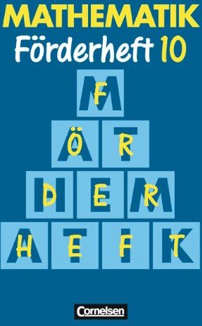 Heribert Gathen - Mathematik Förderschule - Förderhefte: Mathematik, Neue Ausgabe für Sonderschulen, Förderhefte, H.10 - Preis vom 13.10.2026 19:28:25 h