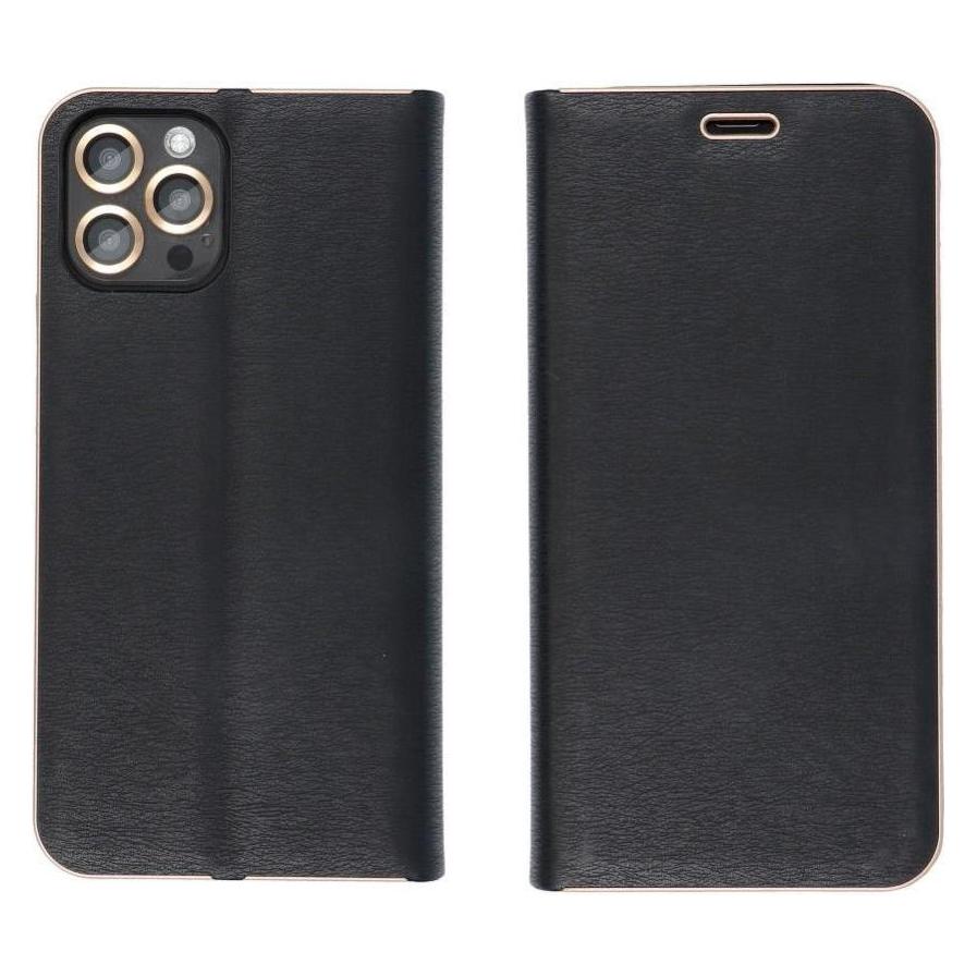 Partner Telecom Book case OEM LUNA Book Gold for HUAWEI P30 Lite black (Huawei P30 Lite) (47632967)