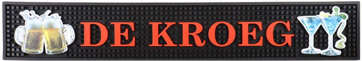 Antislip Bar Runner voor de Kroeg - Barmat voor Bar Accessoires en Mancave Decoratie - 60 x 15 cm