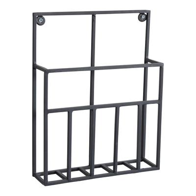 LOFT42 Maggy Zeitungsständer Klein - Metall - Mattschwarz - 31x24x7