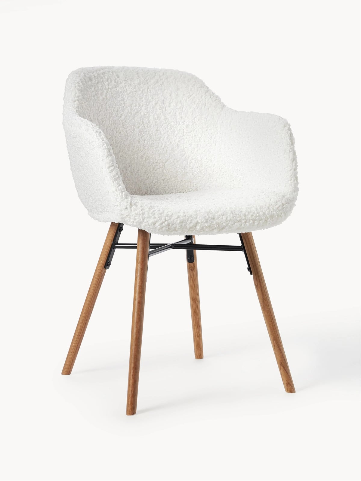 Westwing Collection Teddy fauteuil Fiji met smalle zitvlak