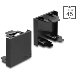 DELOCK Easy 45 Modul-Blindblende 45 x 45 mm schwarz