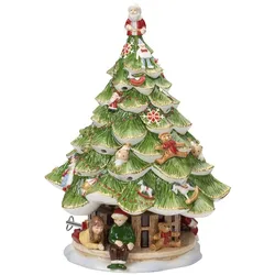 DEKOFIGUR TANNENBAUM MIT KINDERN Christmas Toys Memory bunt