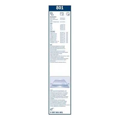 BOSCH Wischblatt Twin vorne 3 397 001 801