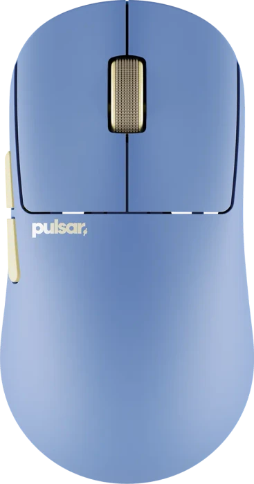 Pulsar X2N CRAZYLIGHT Medium (Wildscape Ocean) - Gaming Mus - Optisk - 6 knapper - Blå (Kabelgebunden) (PX2NCL203)