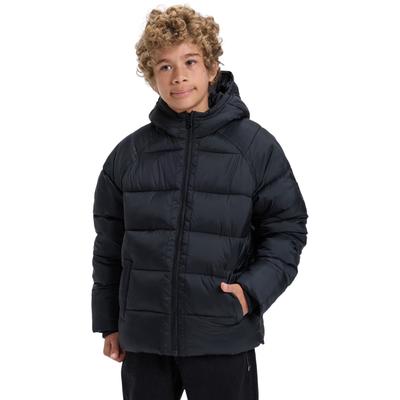 Outdoorjacke DC SHOES "Cantera Puffer", Kinder, Gr. 12(148-156cm), schwarz, Obermaterial: 100% Nylon., Jacken Outdoorjacke