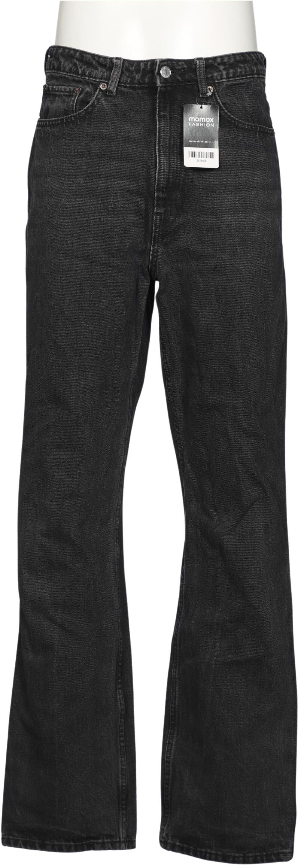 Weekday Herren Jeans, Schwarz, Gr. W31, Baumwolle - Second Hand