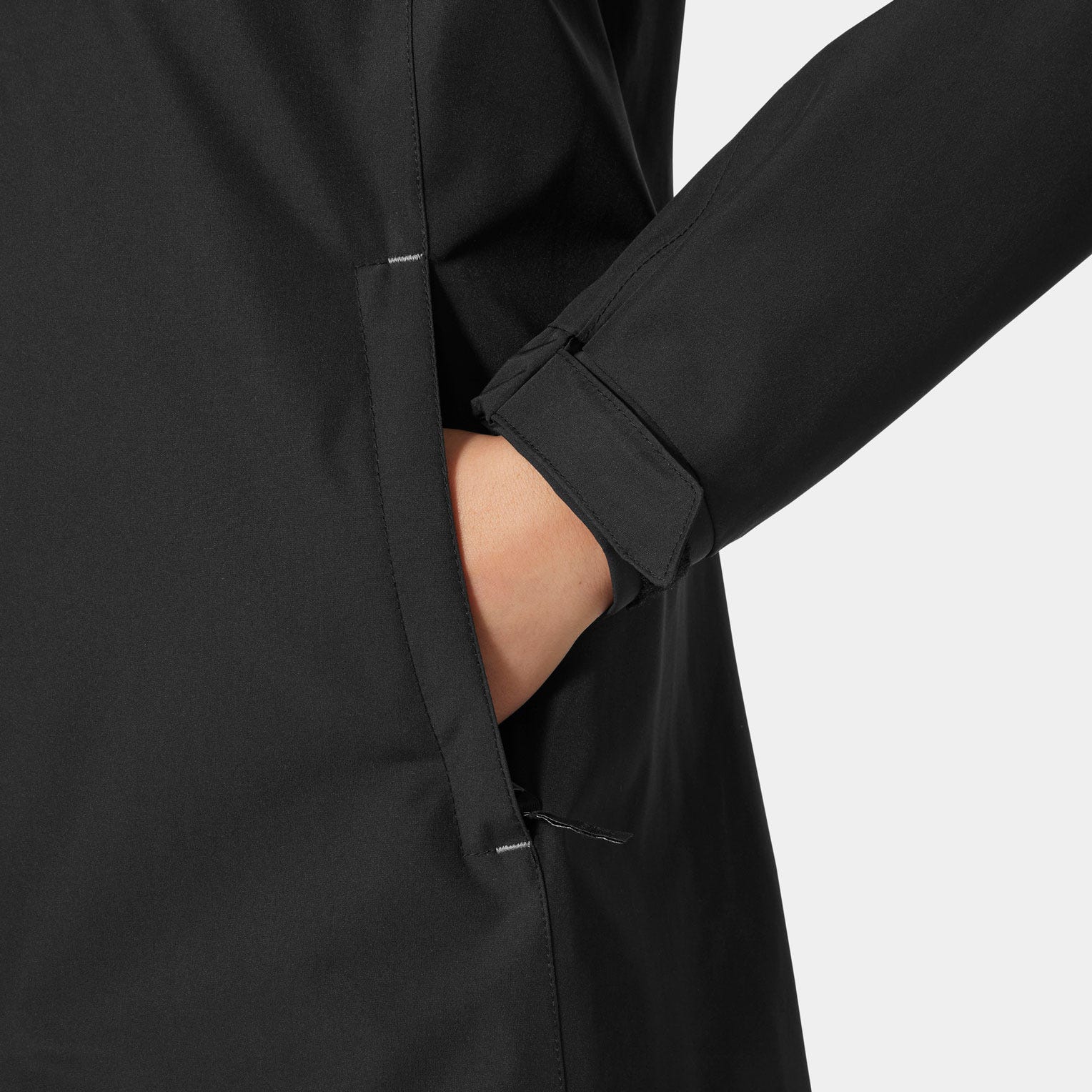 Helly Hansen Women's Long Belfast Jacket - Black/Ebony - M