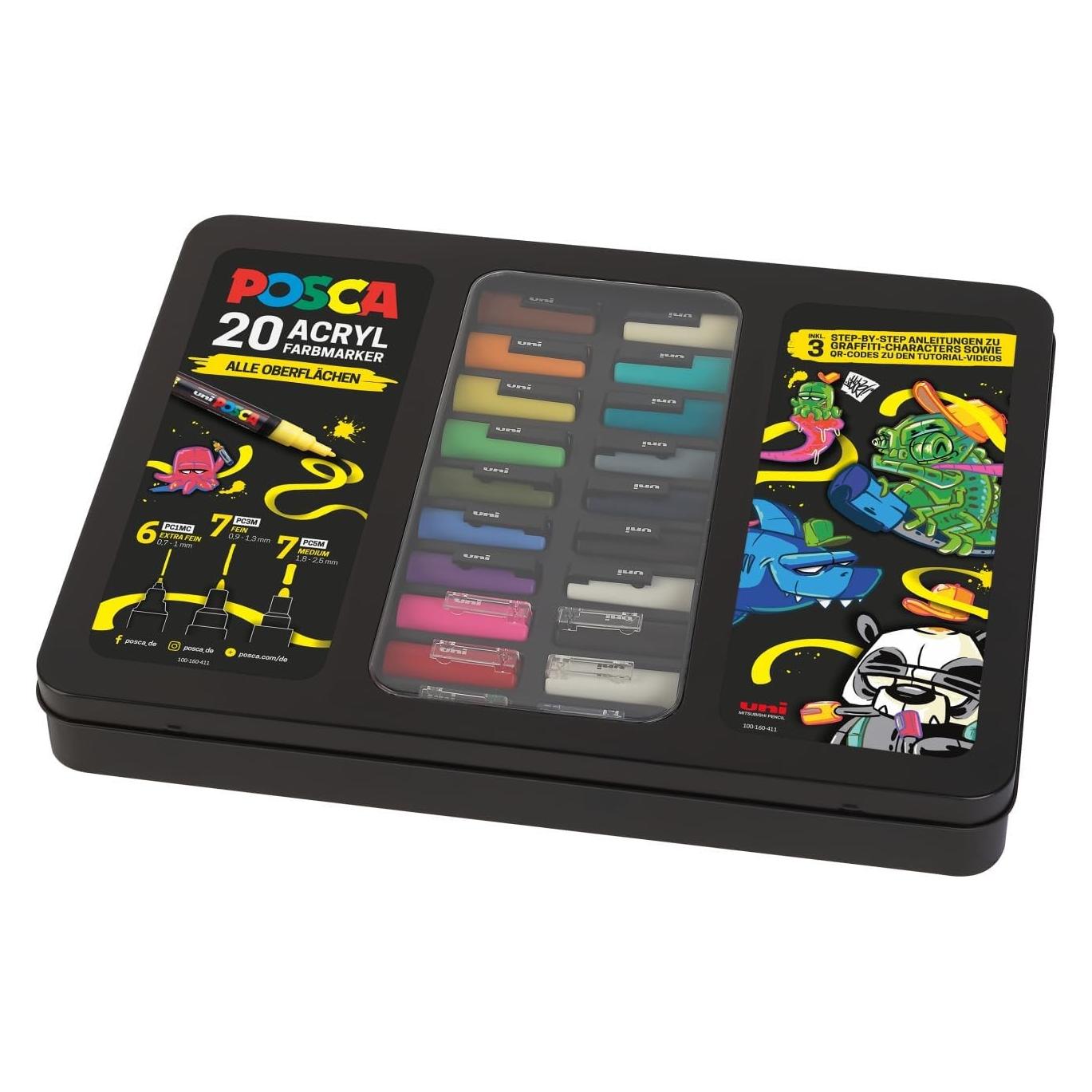 Posca Marker Metalletui Graffiti (20x) (186830)