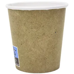 MONOUSO - Bio Kaffeebecher To Go Kraft 4Oz/120ml Ø6,2cm (80 Stück)