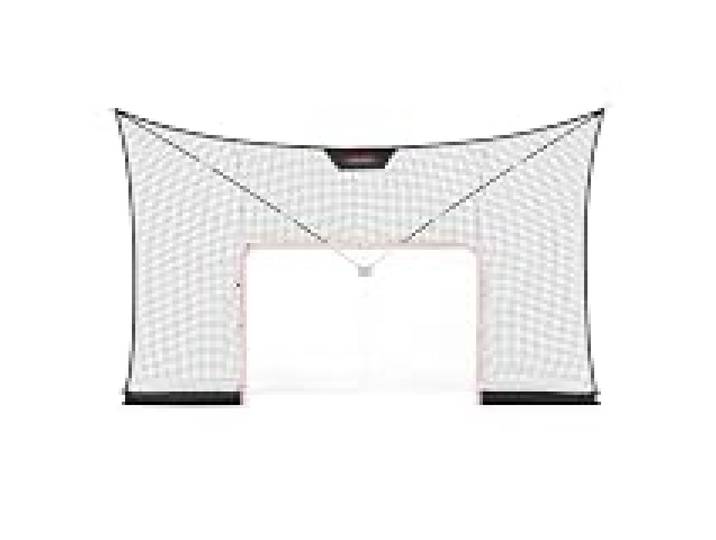VEVOR Filet de Hockey Arrière 366x213 cm Filet d'Arrêt pour But de Hockey, Équipement d'Entraînement pour Cour Aire de Jeux, Pas DE Cage, Écran Pare Palets Léger et Portable, Couverture Étendue