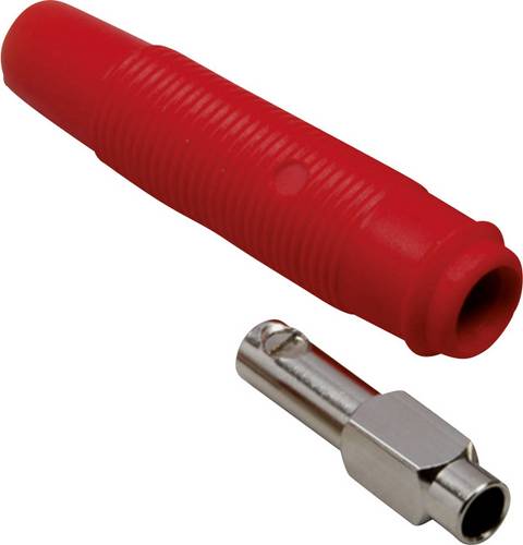 BKL Electronic 072233 Laborbuchse Kupplung, gerade Stift-Ø: 4mm Rot