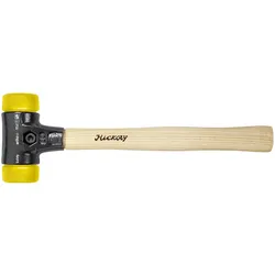 Wiha Schonhammer Safety mittelhart/mittelhart mit Hickory-Holzstiel, Rund-Schlagkopf - 26642