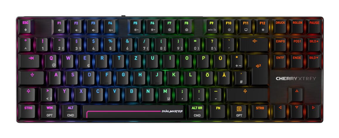 CHERRY XTRFY MX 8.2 Pro TMR Gaming-Tastatur - QWERTZ Deutsch - schwarz G8E-3885HACADE-2