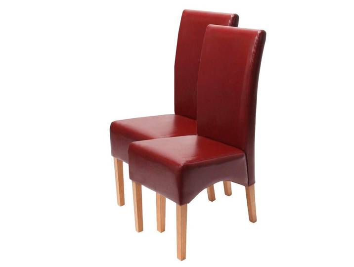 ESSZIMMERSTUHL Rot 2er-Set