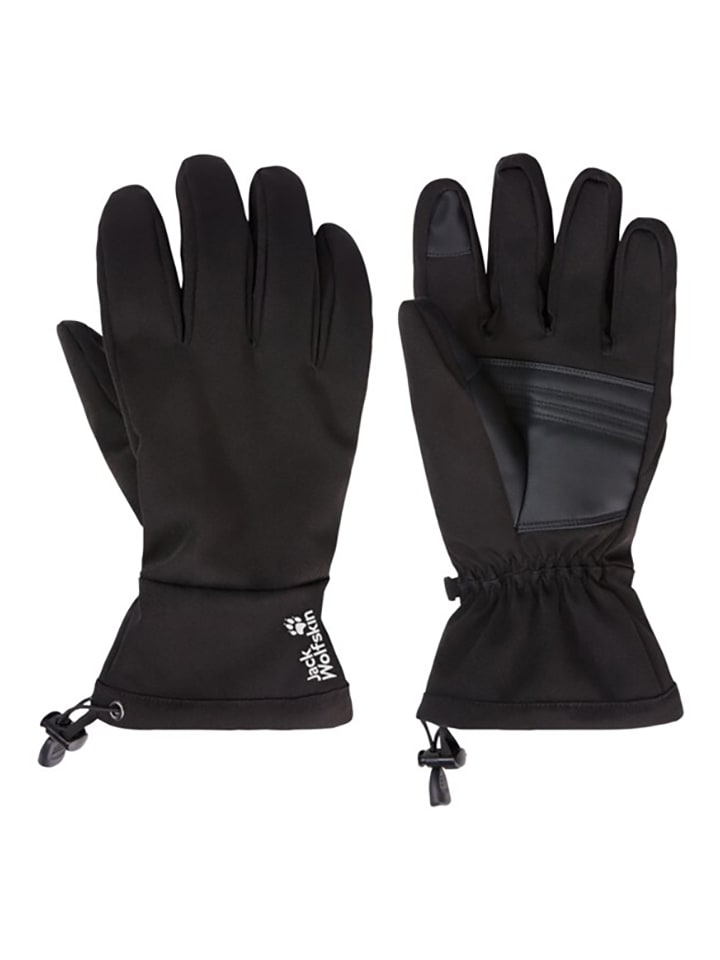 Jack Wolfskin Funktionshandschuhe "Ins" in Schwarz - M