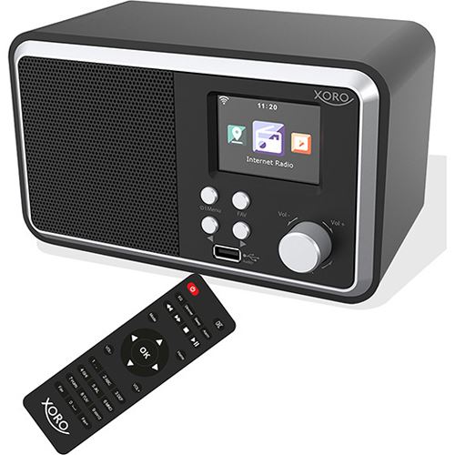 Xoro DAB 300 IR, Internet Radio, DAB+,BT,USB,UPnP, Schwarz