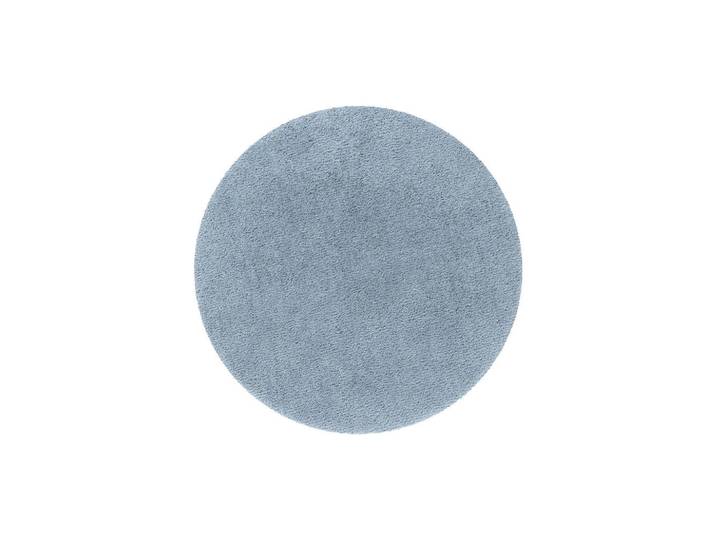 Wecon Home Badteppich Porto Azzurro, Blau, Uni, rund, Oeko-Tex® Standard 100, Heimtextilien, Badtextilien, Badematten