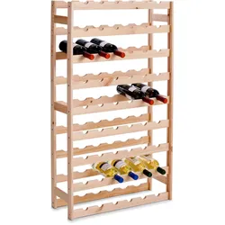 Weinregal Naturfarben