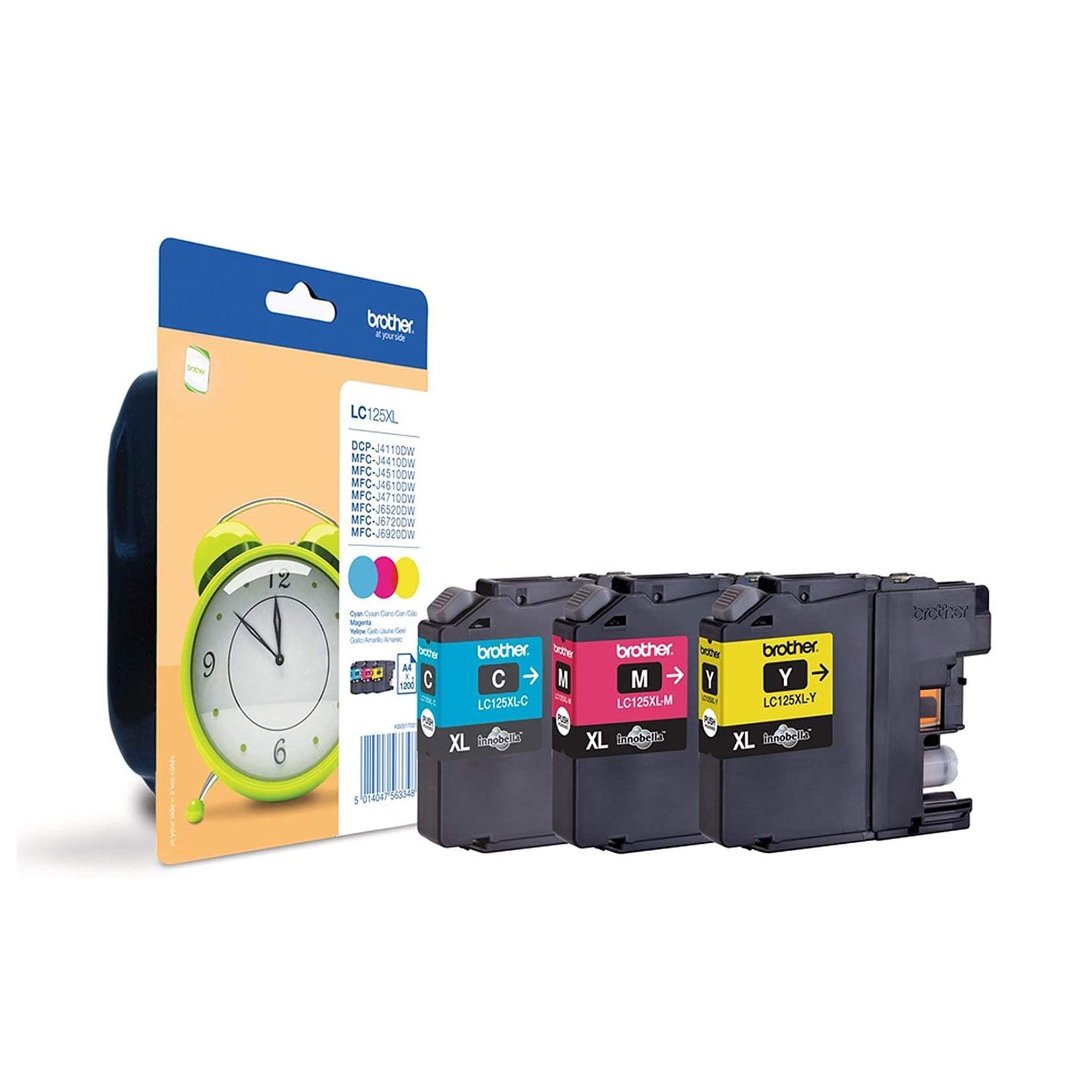Brother LC125XLRBWBP Druckerpatrone Multipack