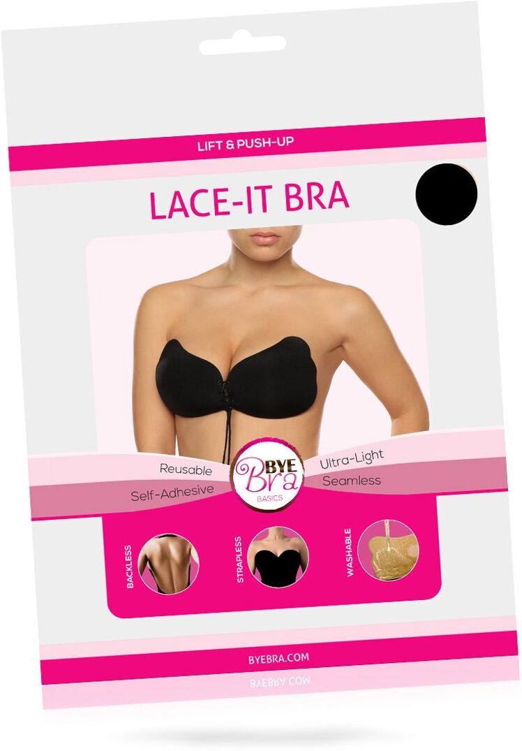 Bye Bra Soutien-gorge Lace-it Bra Bonnet A à D Noir