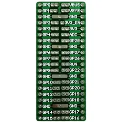 Elecrow Prototypenplatine für Raspberry Pi Pico, lötbar mit 68 beschrifteten Pins