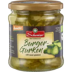 Schweizer Burger Gurken demeter 330g
