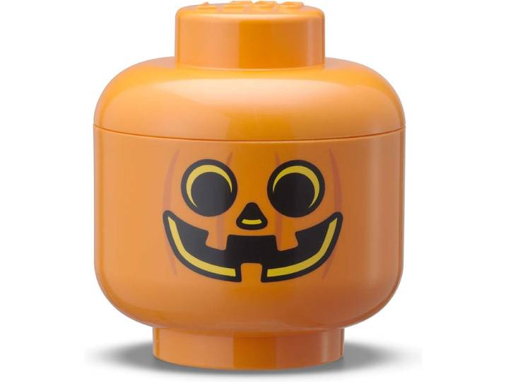 Lego - Opbergbox Hoofd Pompoen Mini - Polypropyleen - Oranje