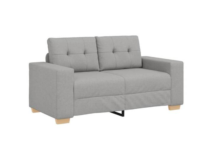 PROMOTION Canapé loveseat CLIC-CLAC - gris nuage 120 cm - Tissu 71925 - BestMeuble