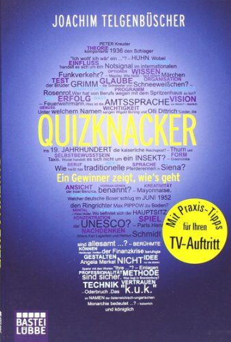 Joachim Telgenbüscher - Quizknacker: Ein Gewinner zeigt wie's geht - Preis vom 30.09.2026 09:01:18 h