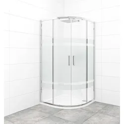SAT TEX Duschkabine Viertelkreis 90x90 cm SATBKTEXS90CRS