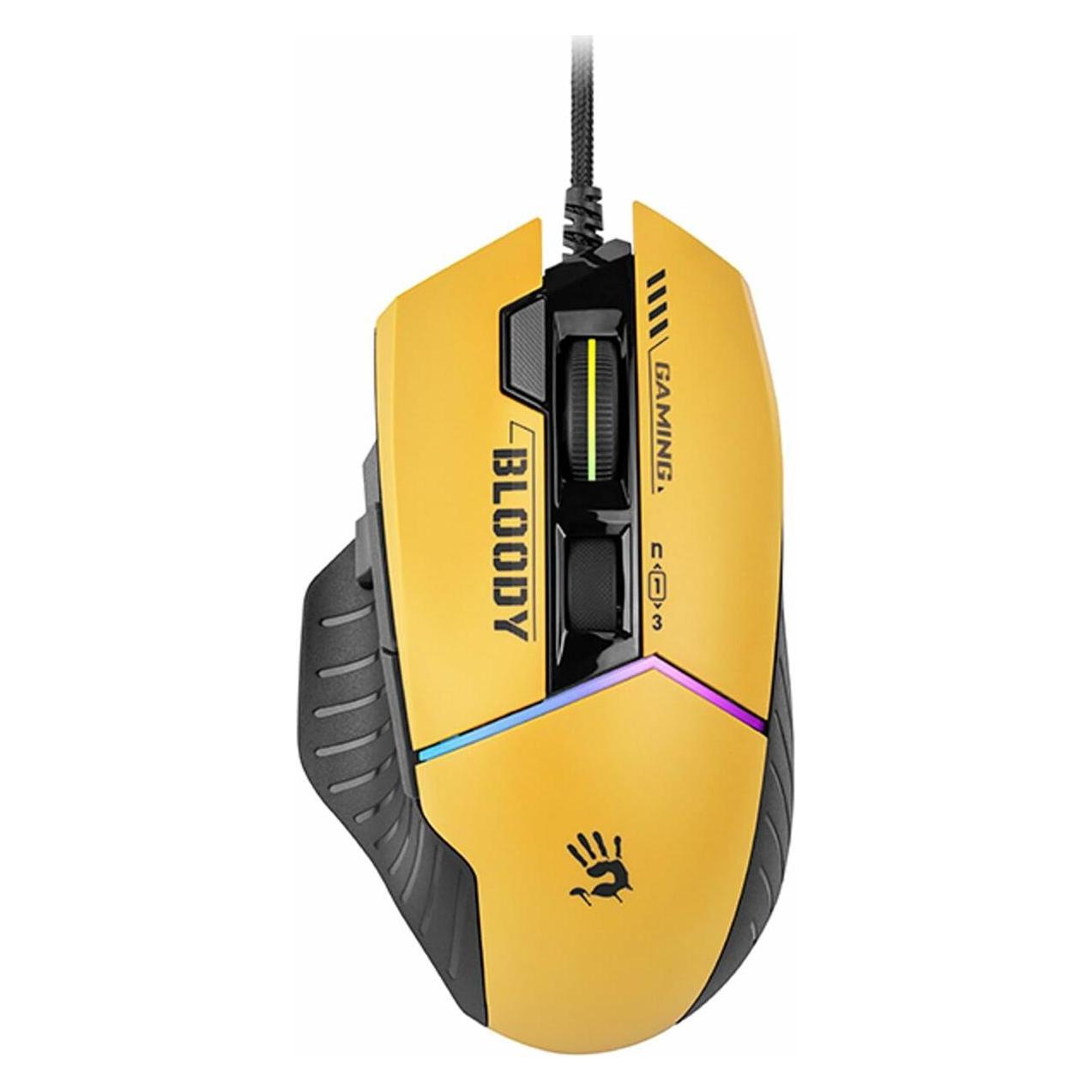 A4Tech Mouse BLOODY W95Max USB Sports Lime (Kabelgebunden) (A4TMYS47259)