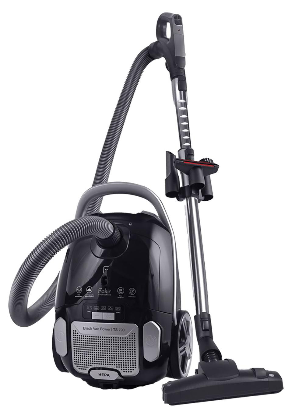 Fakir Vac Power Bodensauger zwart/zilver