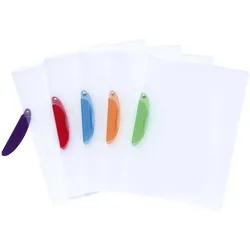 Exacompta 47600E 25x Klemmmappe aus PP, mit Clip- Design, für Format DIN A4 - Farben sortiert