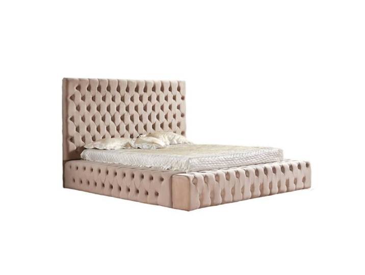 Cadre de lit double en velours 180x200 cm ROYAL