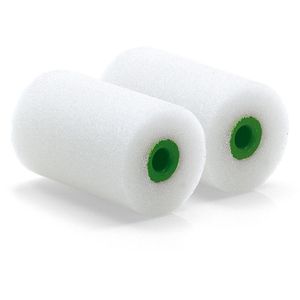 Nölle Farbwalze Lackierwalze Schaumstoff 5 cm, für Lack & Ölfarben, 2 Stück