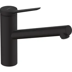 hansgrohe Zesis Küchenarmatur 74806670 Niederdruck, 1jet, offene Warmwasserbereiter, mattschwarz