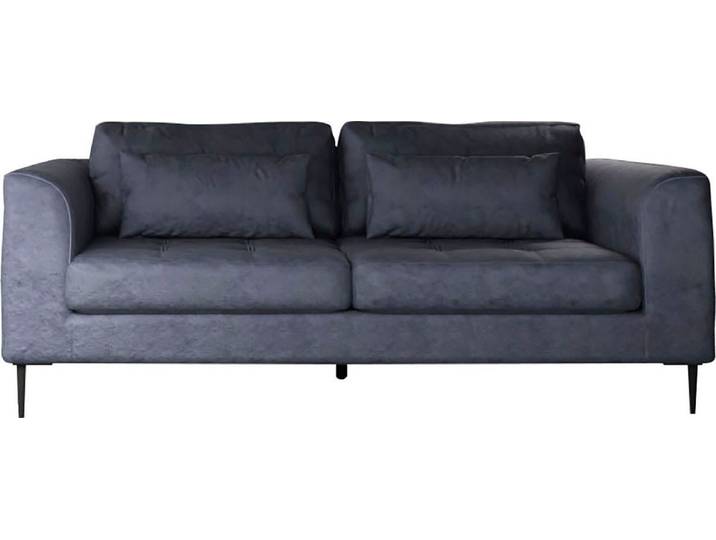 TRENDMANUFAKTUR 2-Sitzer Luzi, gemütlich und bequem, tolle Detailverabeitung, inklusive Nierenkissen