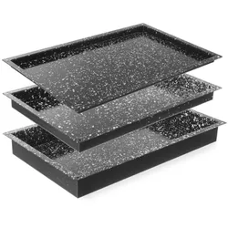 Hendi Blech CONVECTOMAT CLASSIC GN 1/1,GN 1/1,Schwarz,530x325x(H)80mm,Rechteckig