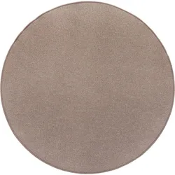 andiamo Teppich Luton dunkelbeige Ø 200 cm