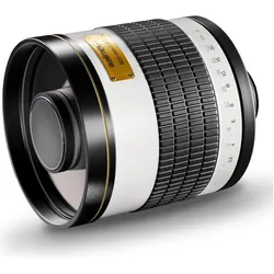 Walimex 800/8,0 DSLR Spiegel Sony E (Sony E, Vollformat), Objektiv, Weiss