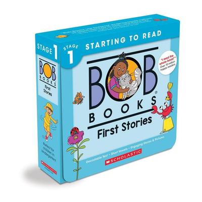 Bob Books - First Stories Box Set of 12 Paperbacks Decodable Phonics Books, Ages 4 and Up, Kindergarten (Stage 1: Starting to Read), Sonstige von Lynn
