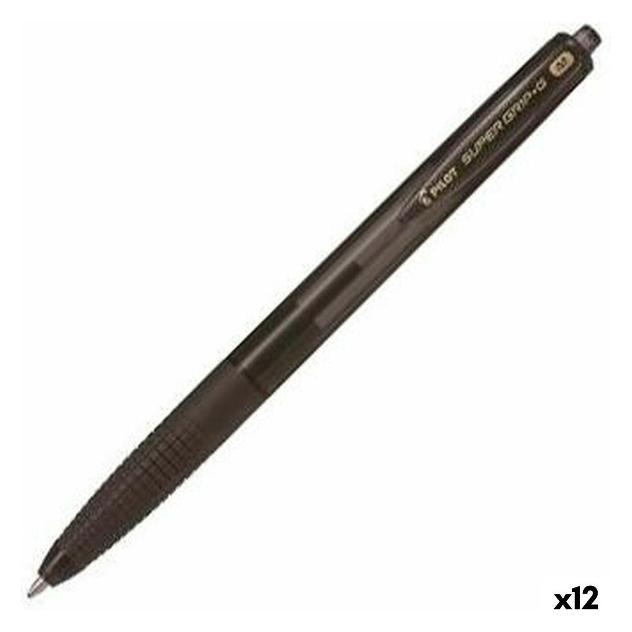 Pilot Kugelschreiber Super Grip G 2036 (12x) (2036001 001 SCHWARZ)