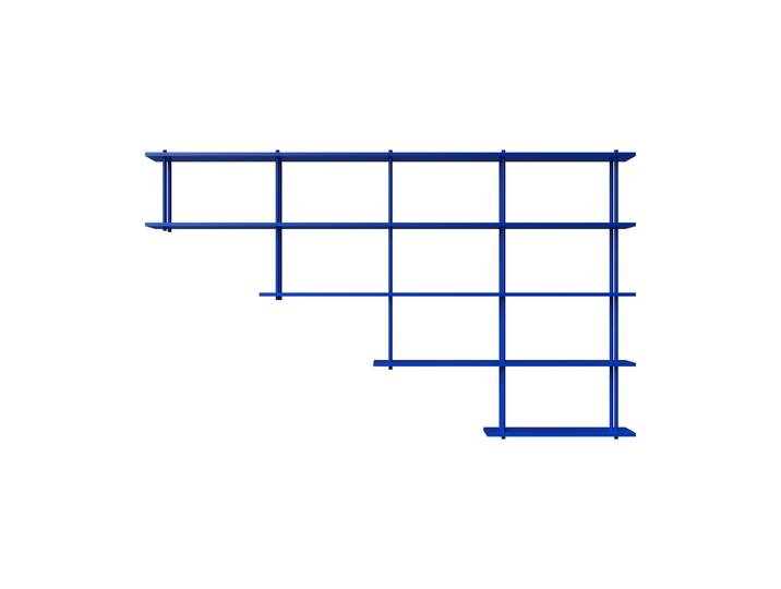 Fogia Bond Wandregal W405 Blau lackierte Birke