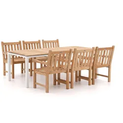Sunyard Wales/Linosa 240 cm Gartenmöbel-Set 7-teilig