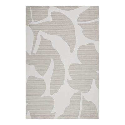 Teppich ESPRIT "Sara", grau (beige), B:160cm H:12mm L:225cm, Polypropylen, Teppiche, Teppich, Kurzflorteppich, gewebt, floral, modern, Wohnzimmer, trendig