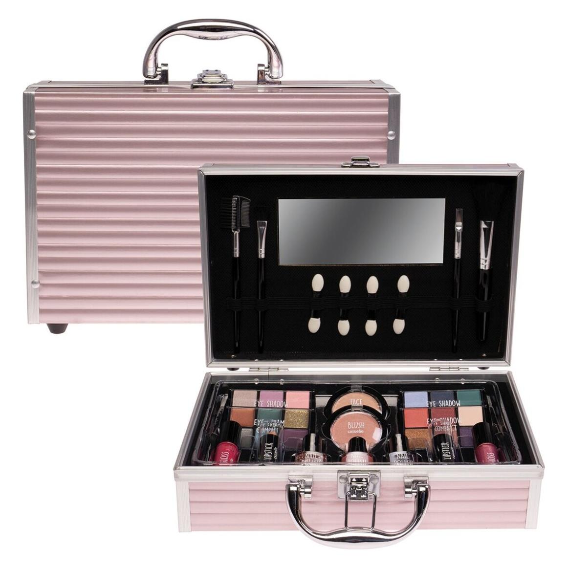 Treffina Kosmetikkoffer rosa schimmernd (81.700.VE)